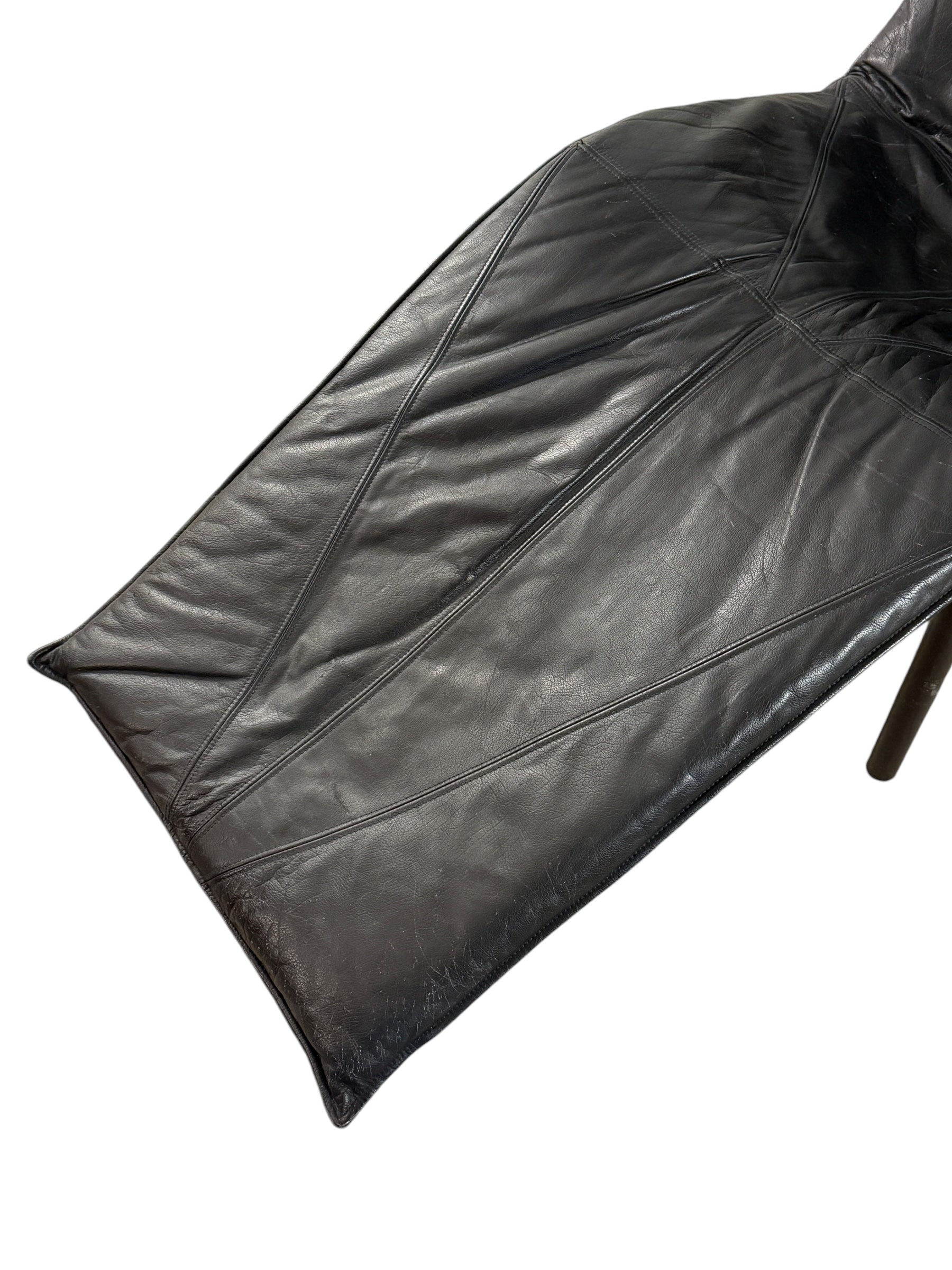 1970s Skye Leather Chaise by Tord Björklund for IKEA image 6