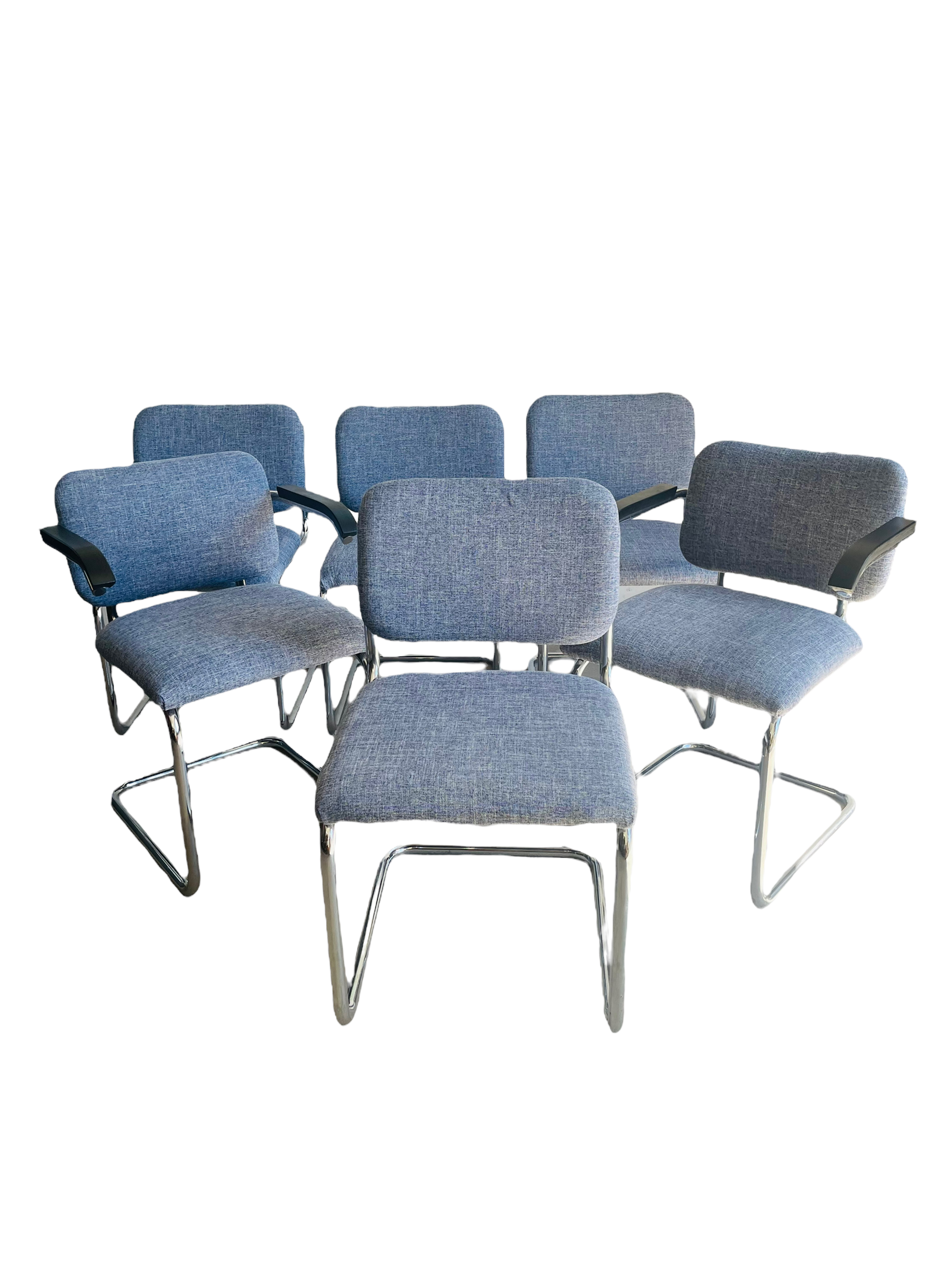 Mid-Century Modern Marcel Breuer Cesca Dining Chairs  image 1