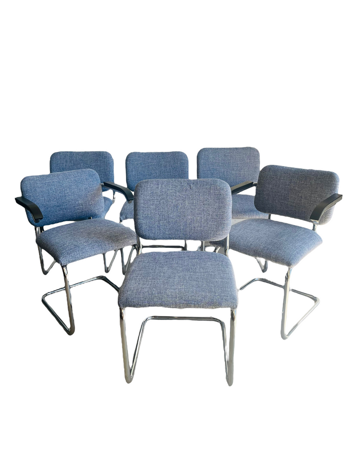 Mid-Century Modern Marcel Breuer Cesca Dining Chairs  image 1