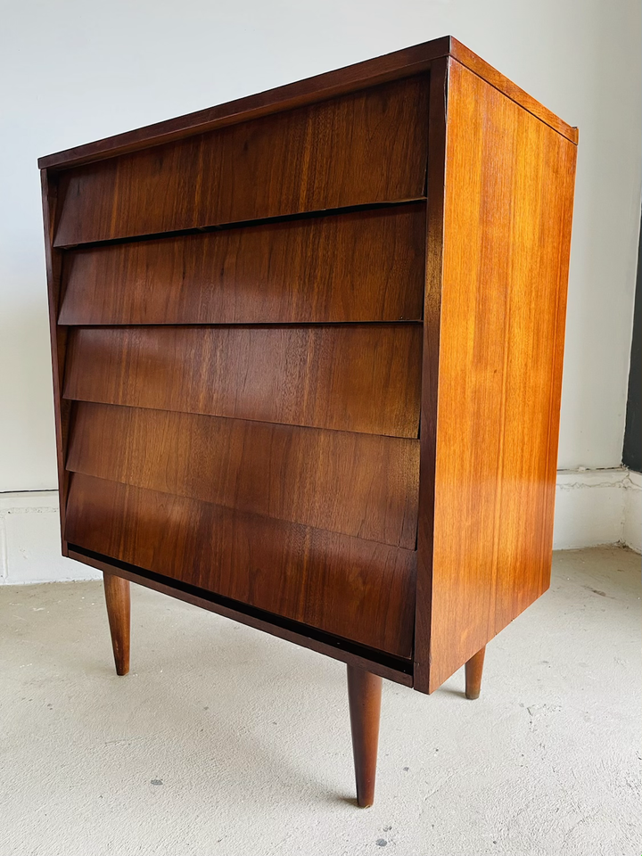 Mid-Century Modern Walnut Dresser image 3