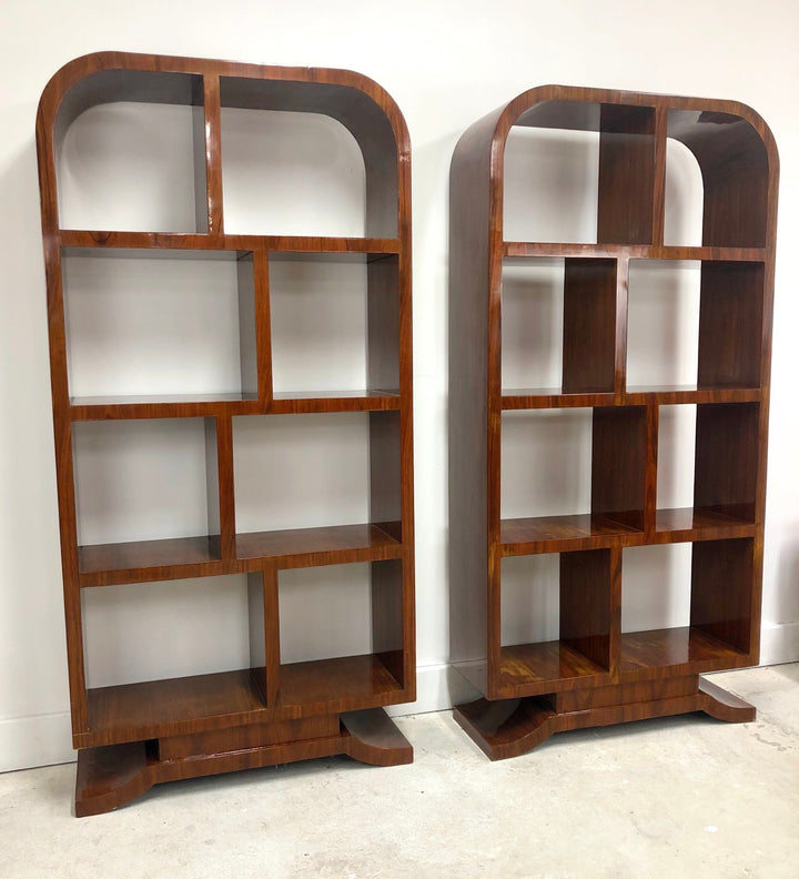 Pair of Mid-Century Modern/ Art Deco Style Book Shelves image 2