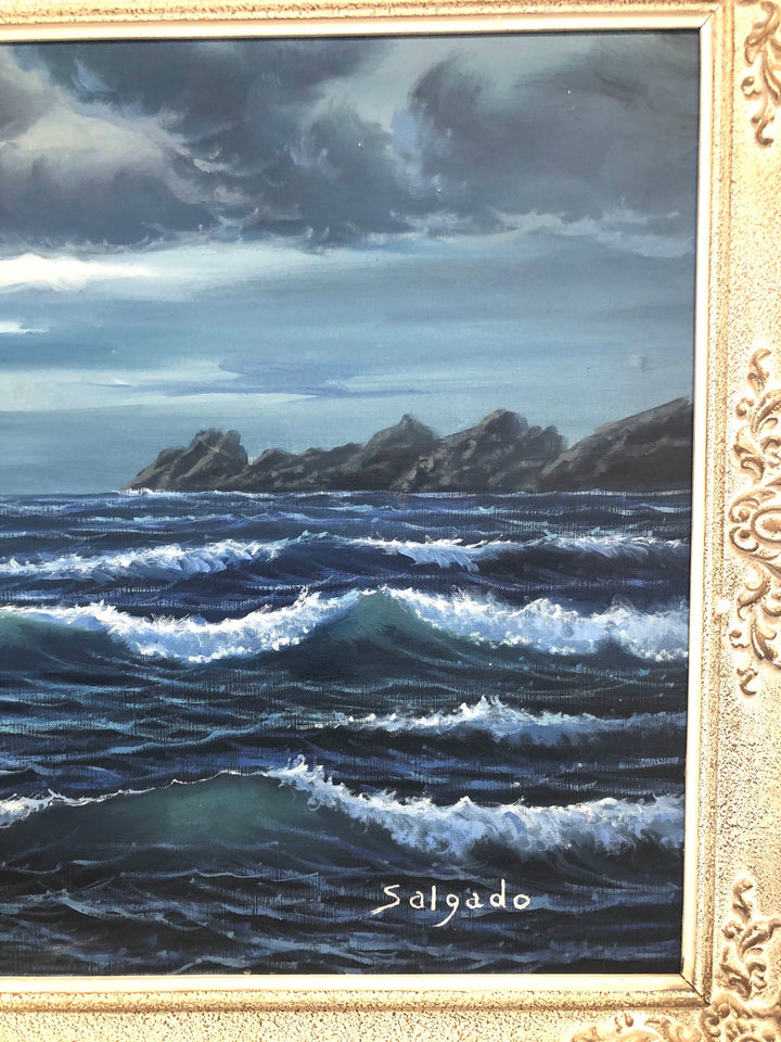 Oil on Canvas Signed by Salgado image 4