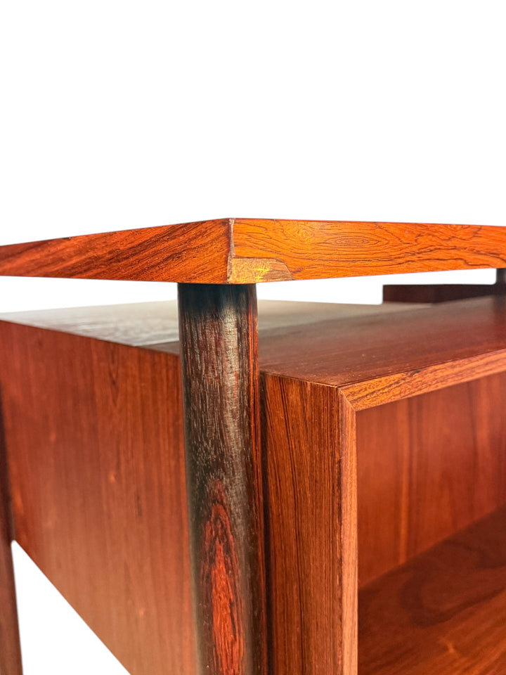 Mid-Century Danish Rosewood Executive Desk by Arne Vodder for Bornholm image 8