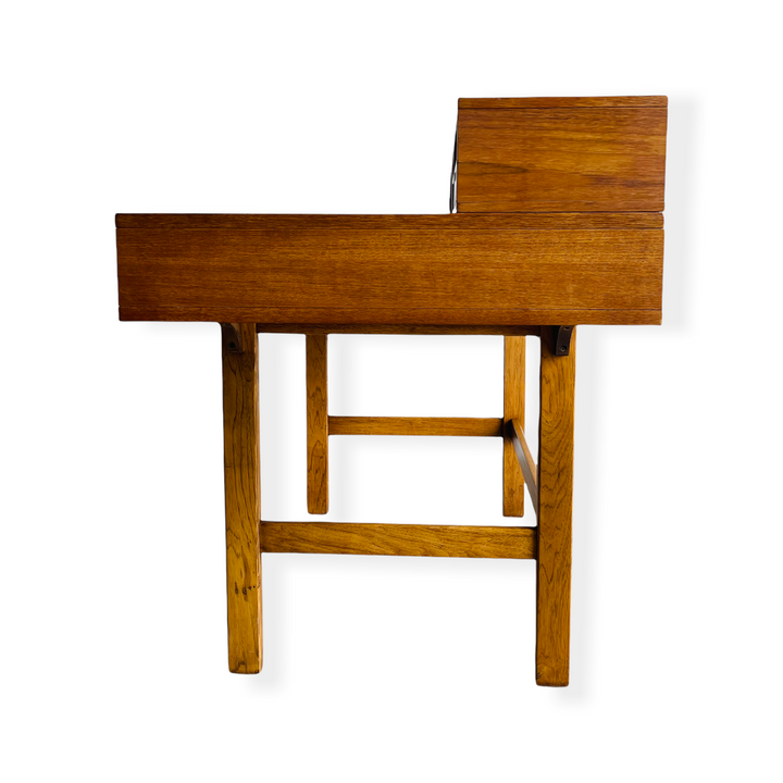 Danish Modern Teak Flip Top Desk by Peter Lovig Nielsen image 4