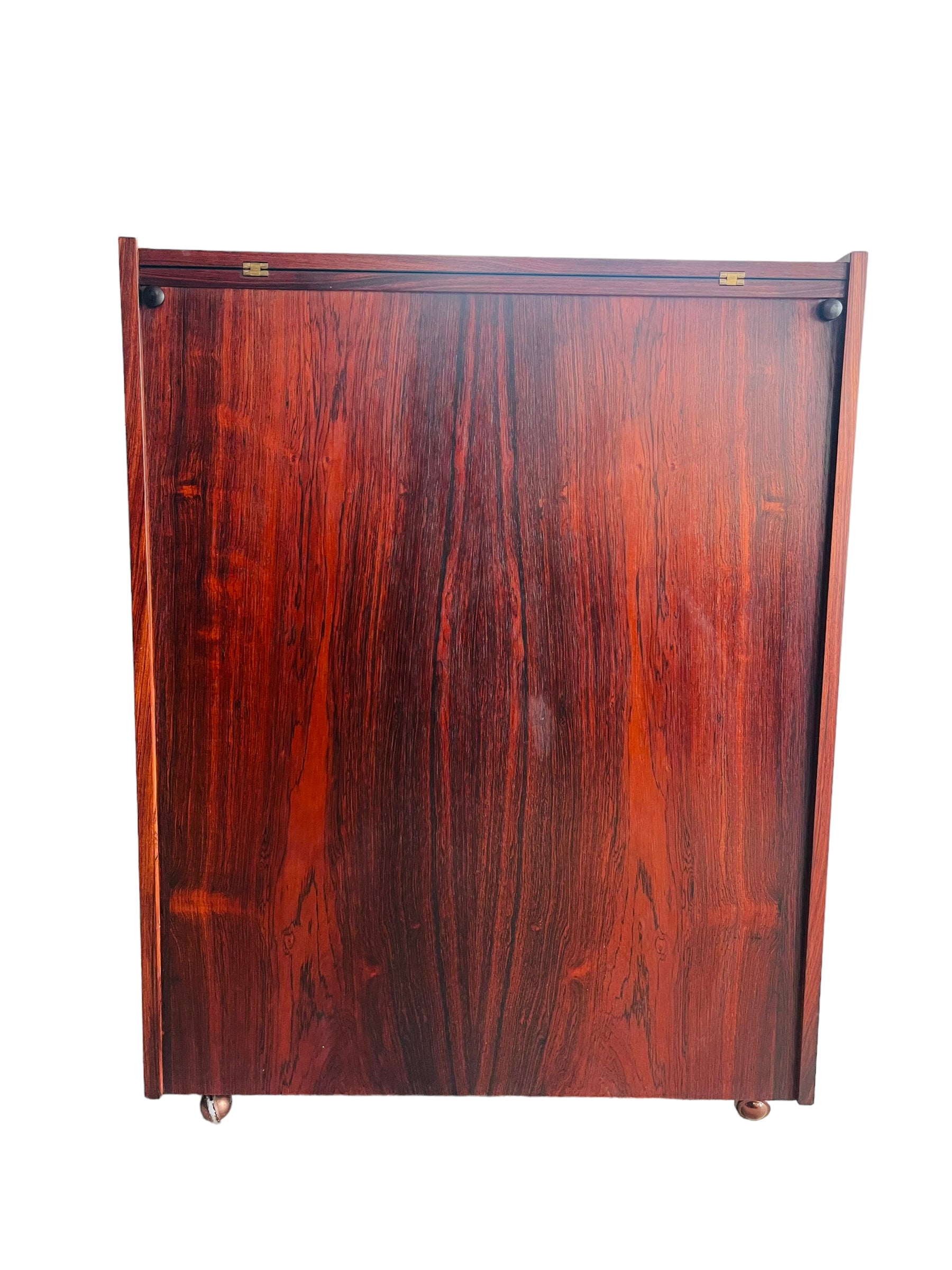 Danish Modern Rosewood Foldable Bar Johannes Andersen  image 1