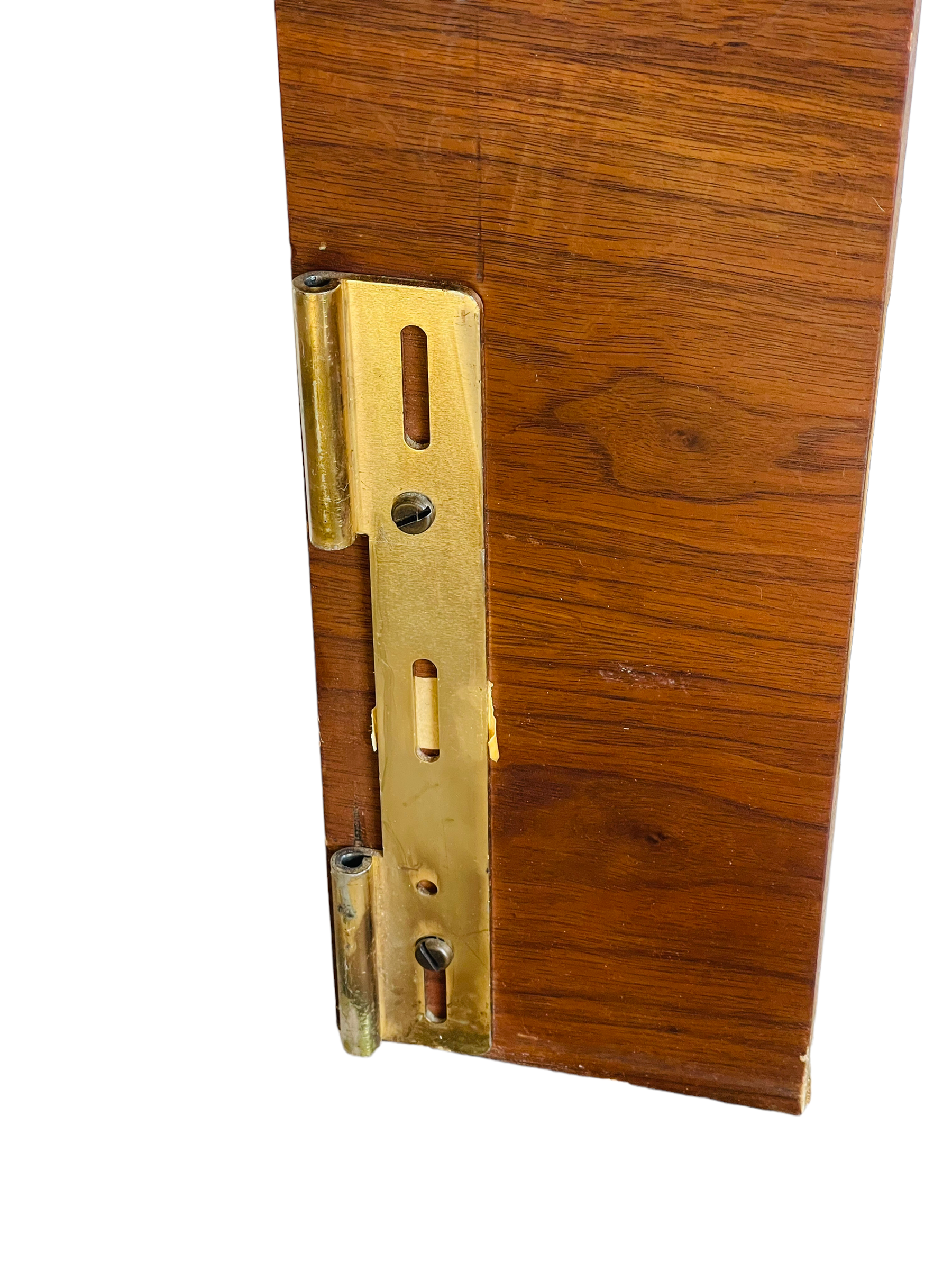 Mid-Century Modern Walnut Dimond Sculptured King Size Headboard  image 6