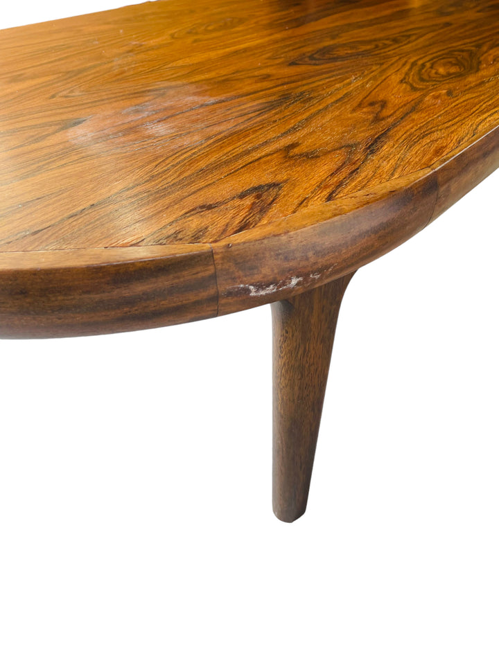 Scandinavian Rosewood Oval Coffee Table image 6