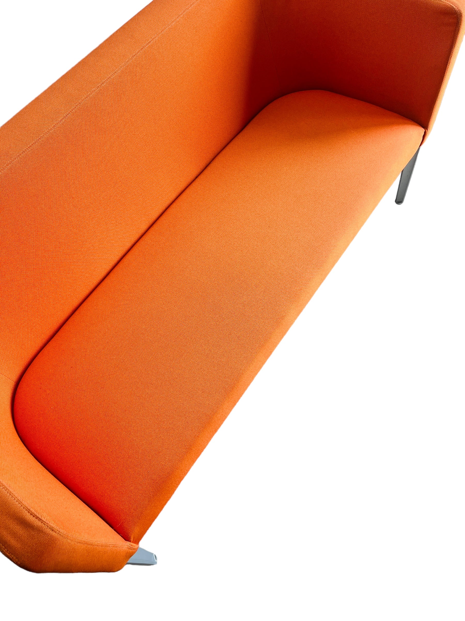 Steelcase Bivi Rumble Seat Collection: Vibrant Orange Modern Sofa image 12