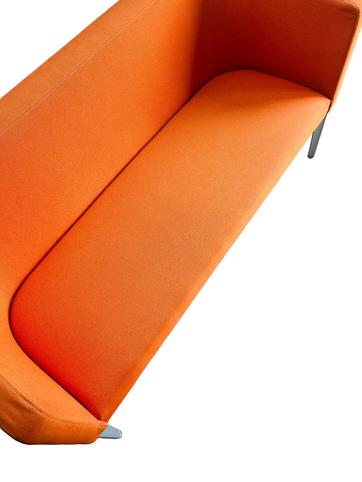 Steelcase Bivi Rumble Seat Collection: Vibrant Orange Modern Sofa image 12