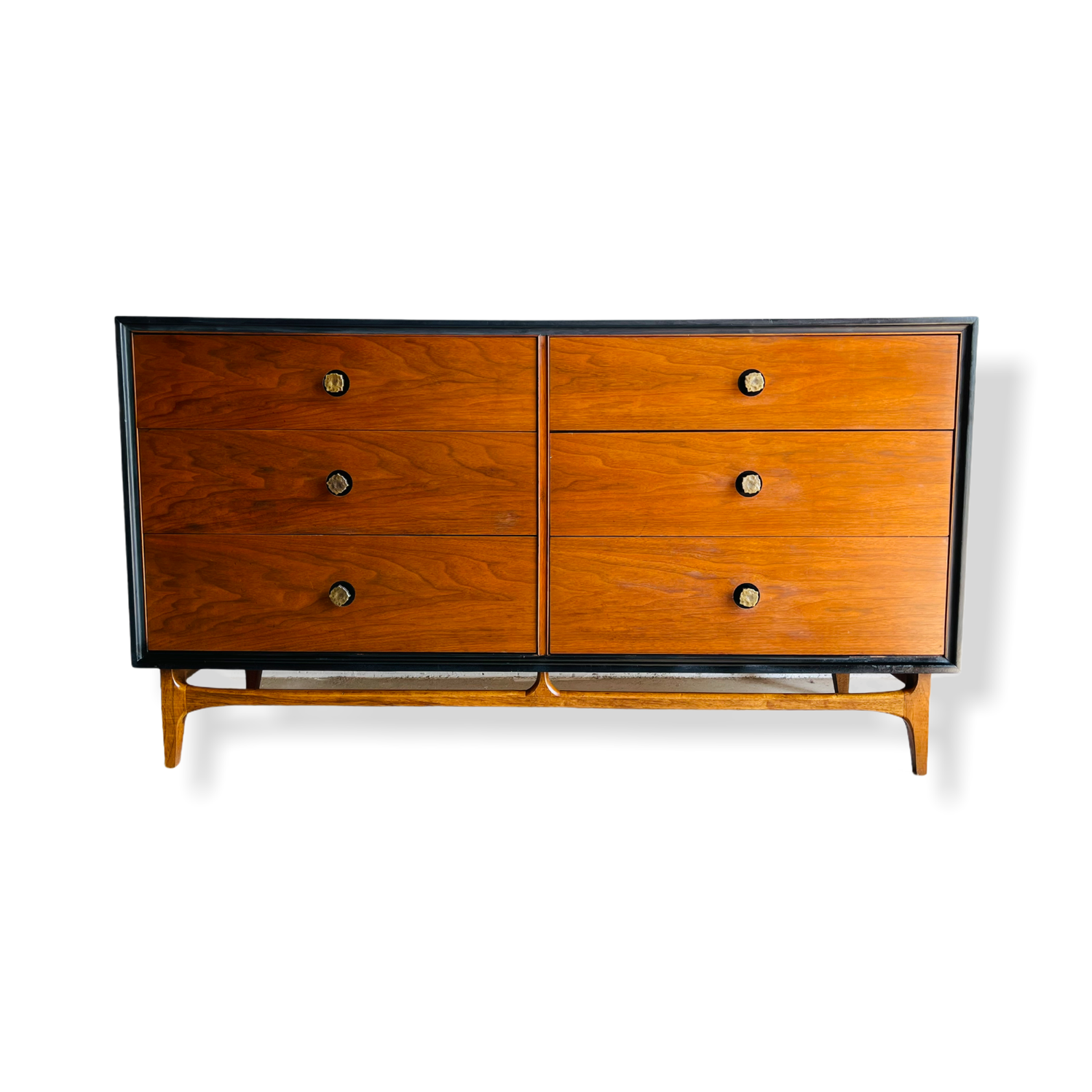 Mid-Century Modern Walnut Dresser by Thomasville Furniture  image 1