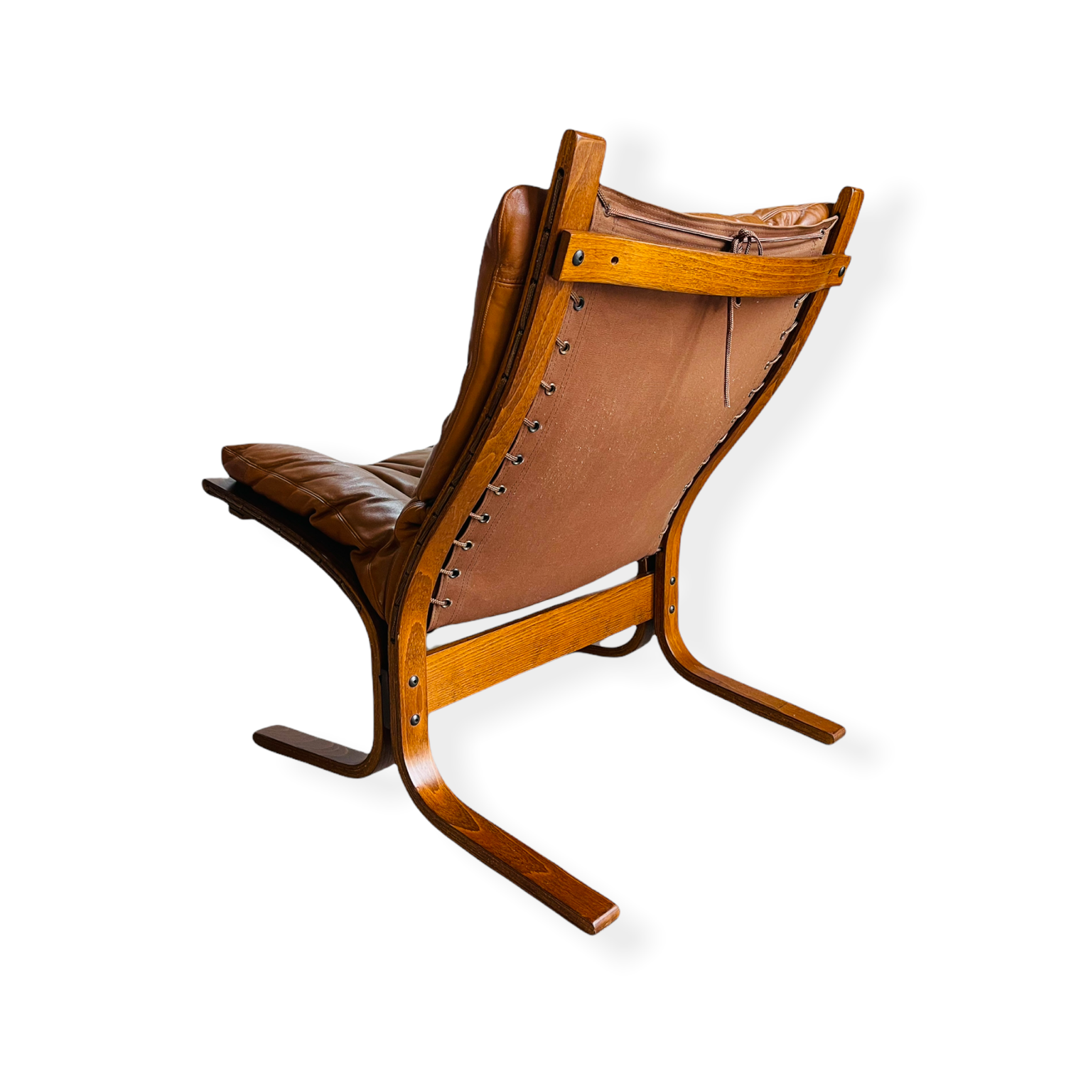 1960s Ingmar Relling Leather Lounge Chair for WESTNOFA  image 4