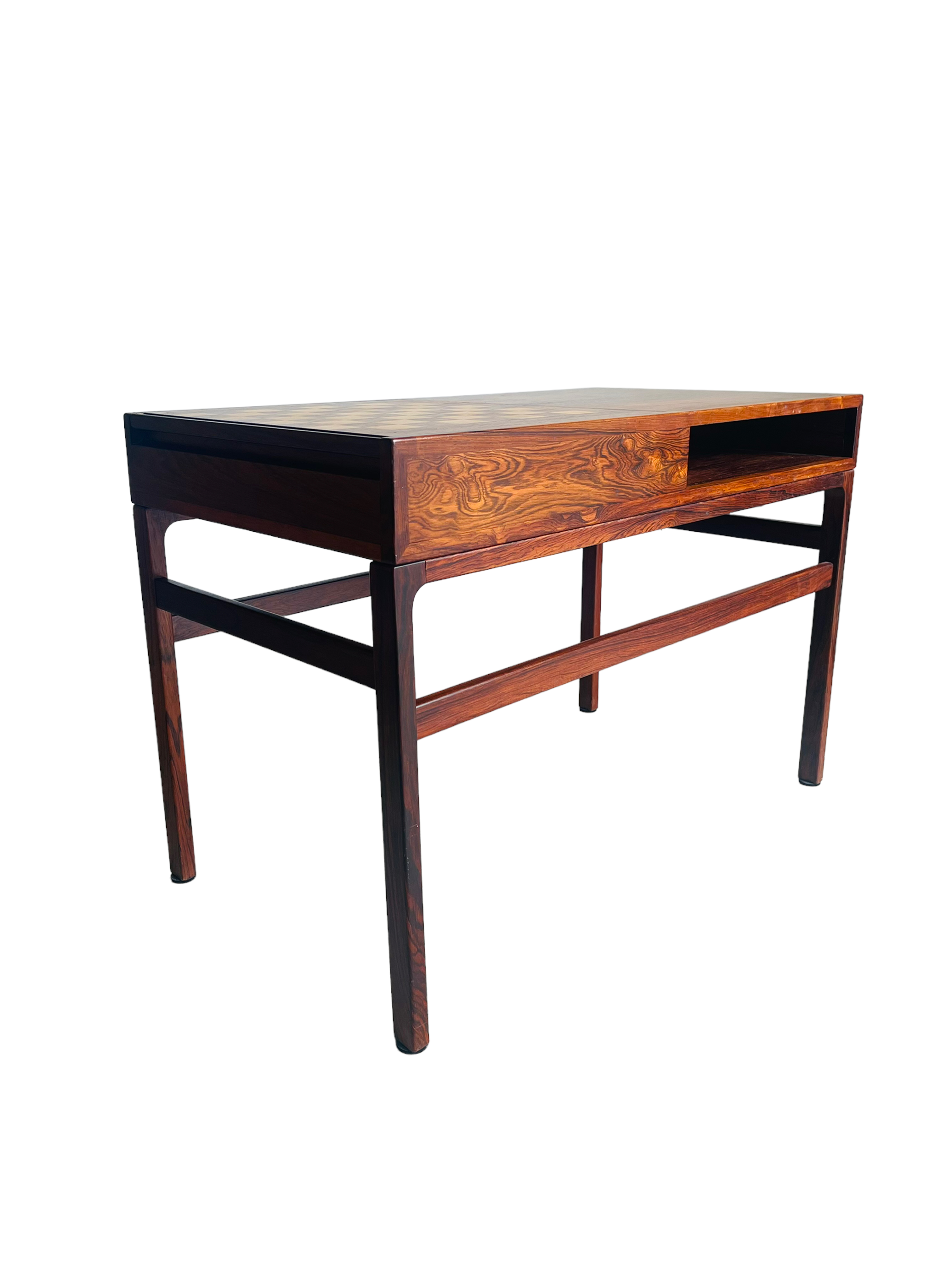 Danish Modern Rosewood Chess/Game Table by Illum Wikkelsø image 3