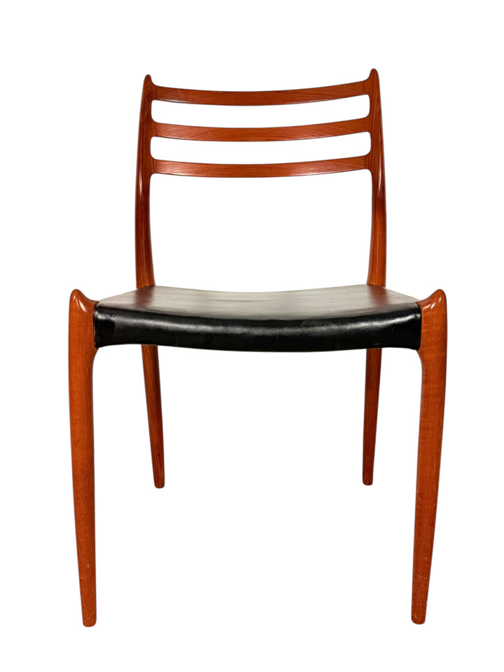 Set of Six Mid-Century Danish Teak Dining Chairs by Niels Otto Møller, Model 78 image 6