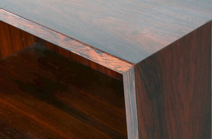 Pair of Mid-Century Danish Modern Rosewood Bookcases by Omann Jun, Model 7 image 4