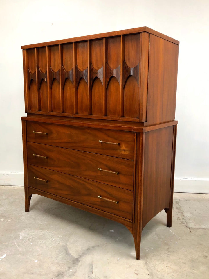 Mid-Century Modern Tall Walnut Chest/Dresser by Kent Coffey image 0