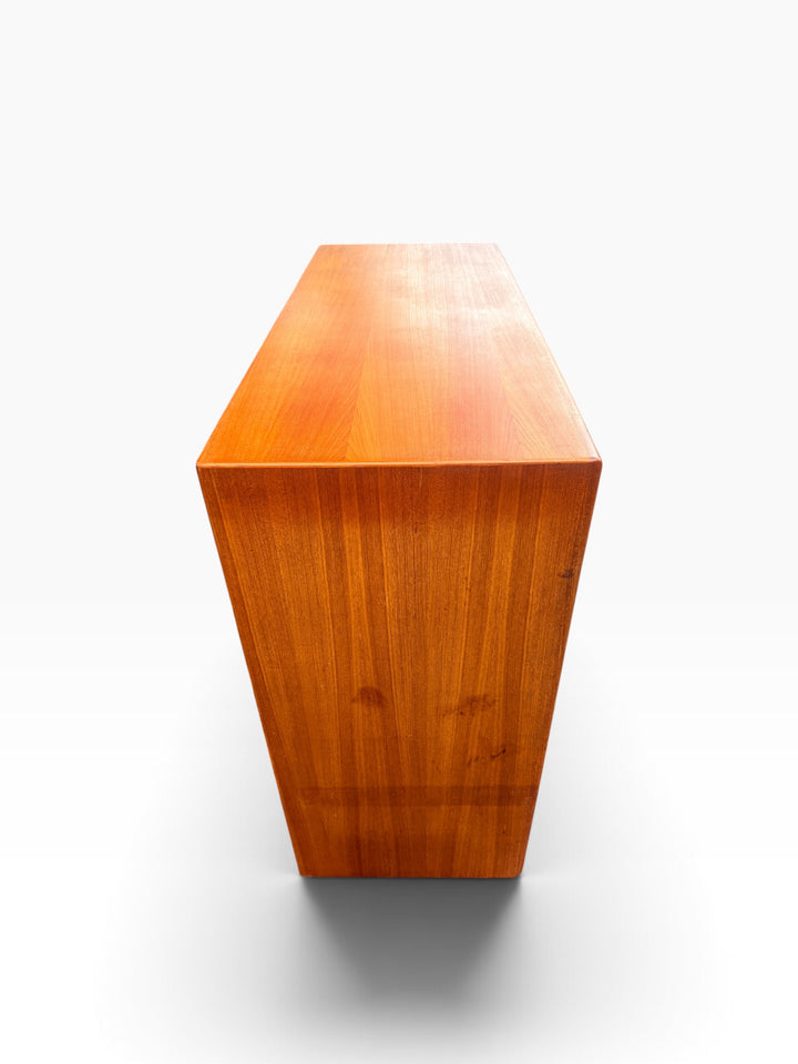 Teak highboard, side view