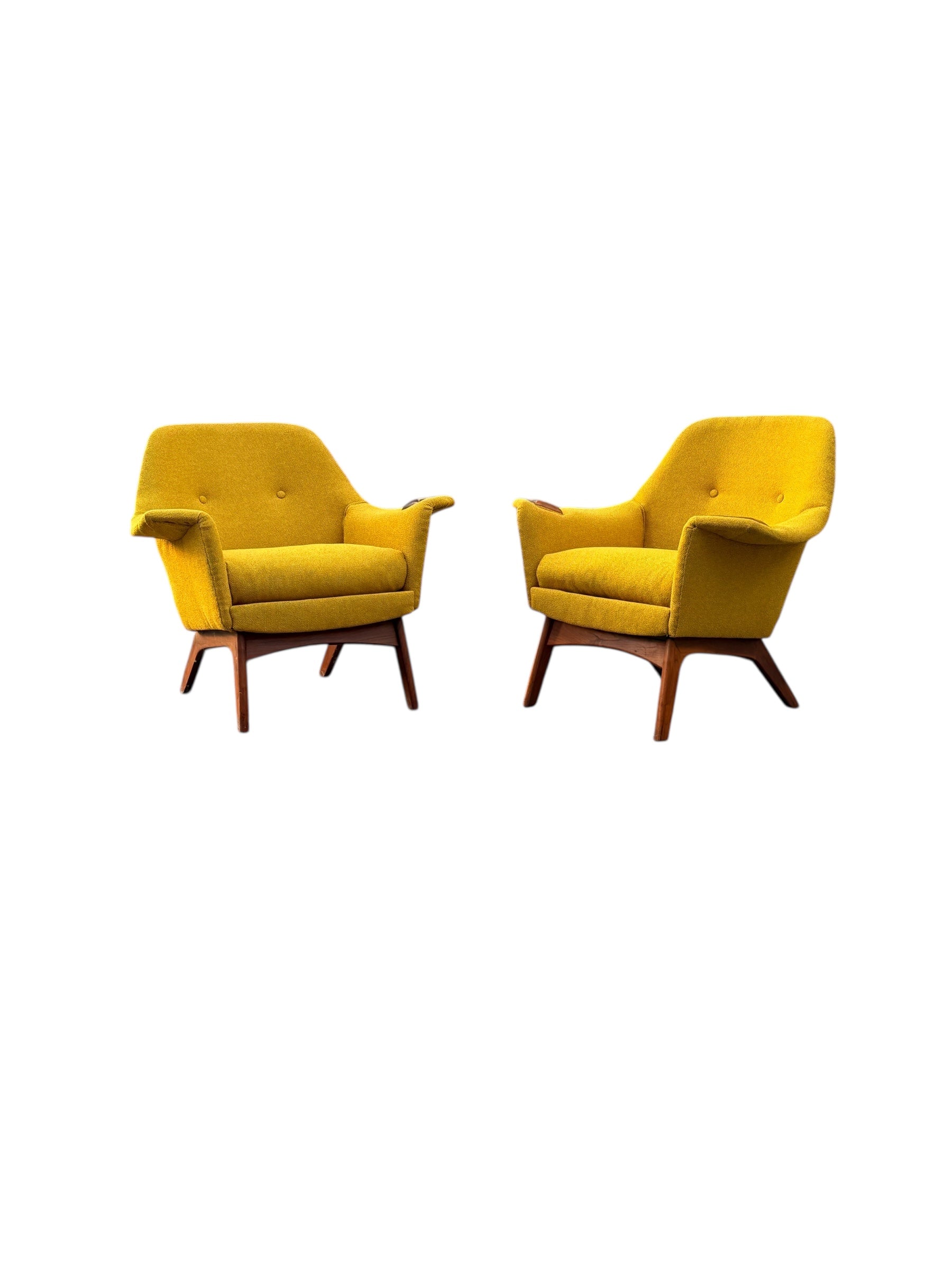 Rare Pair of Adrian Pearsall Lounge Chairs for Craft Associates image 0