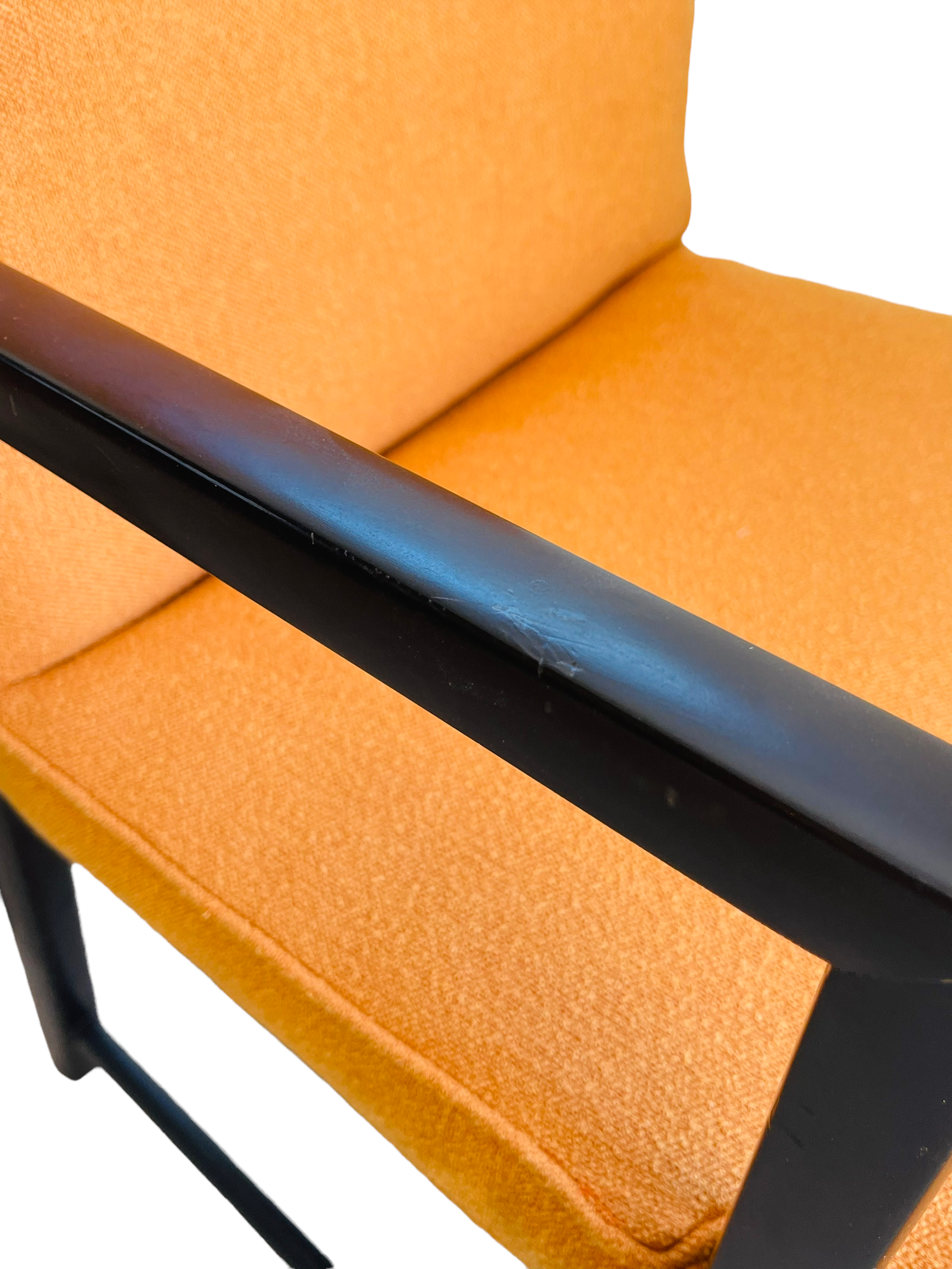 Rare Set 6 Cane Dining Chairs by Michael Taylor Circa 1960 image 6