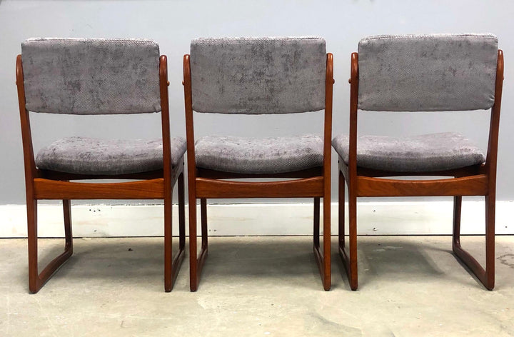 Set of 6 Danish Modern Sculptured Teak Dining Chairs image 8