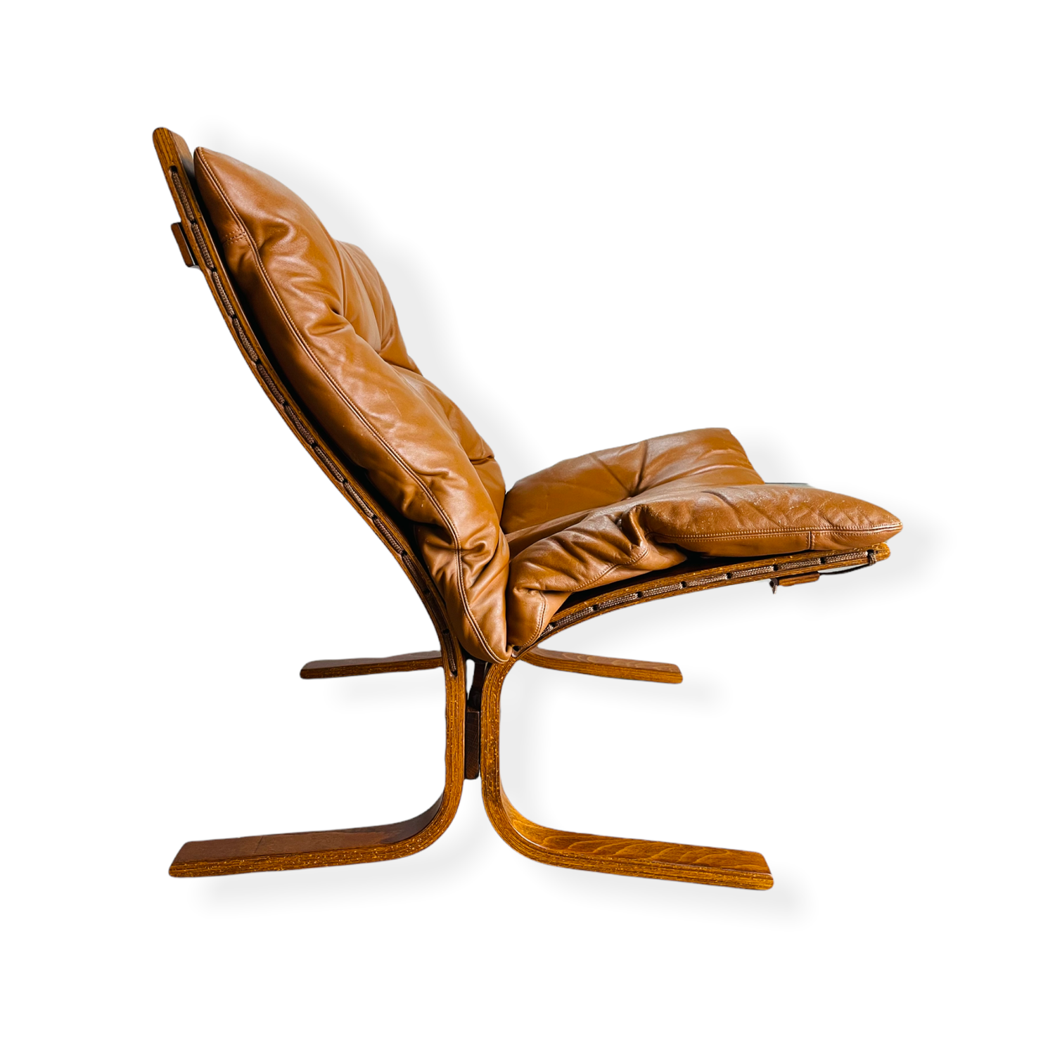 1960s Ingmar Relling Leather Lounge Chair for WESTNOFA  image 1