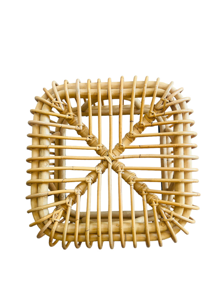 Rattan Lounge Chair & Ottoman image 5
