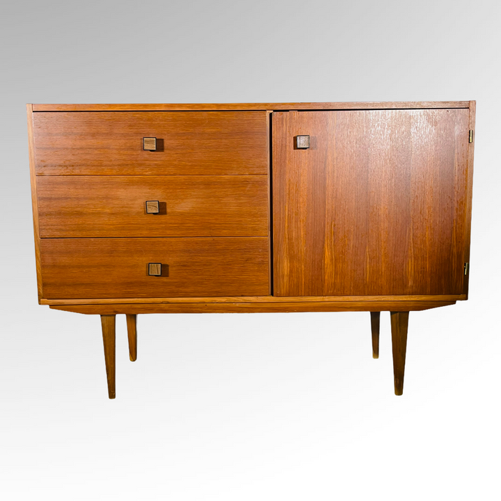 Mid Century Swedish Modern Small Teak Cabinet / Credenza  image 0