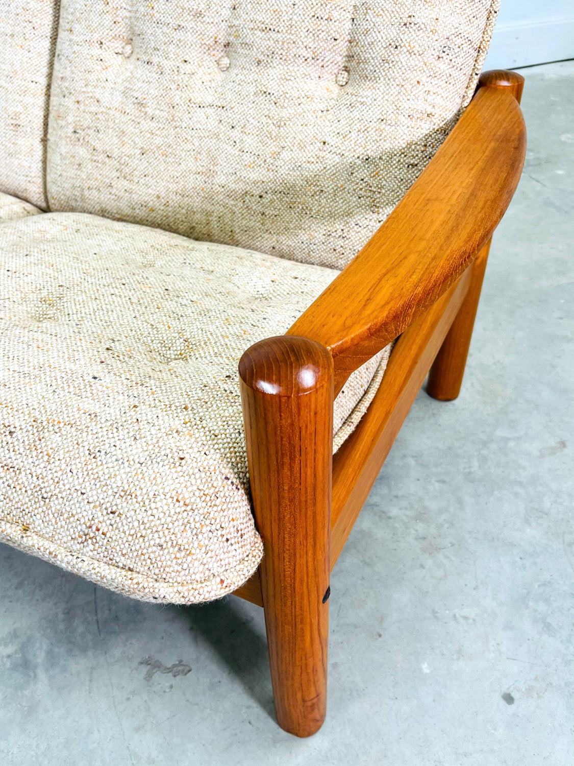 Set 2 Danish Modern Teak Sofa & Chair By Domino Mobler image 12