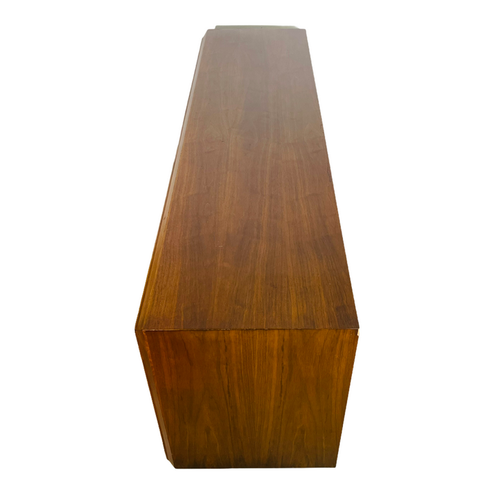 Mid-Century Modern Sculptured Walnut Credenza  image 4