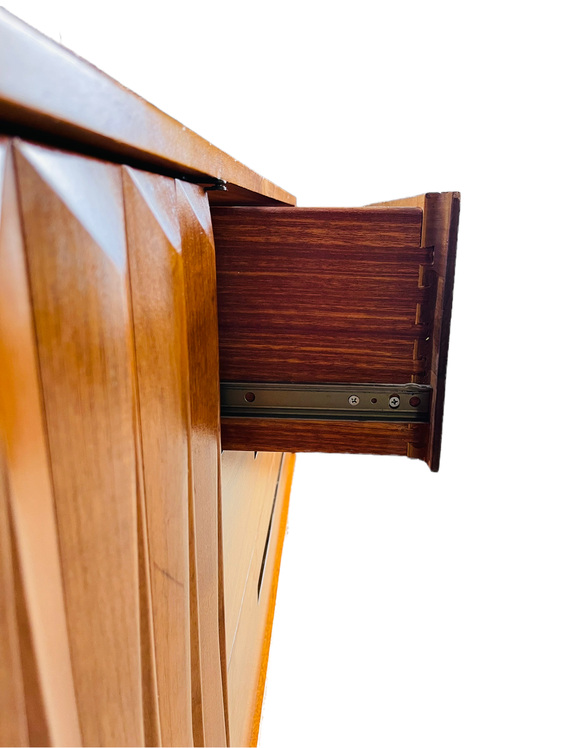 Mid-Century Modern Walnut Credenza / Dresser Style of Albert Parvin image 9