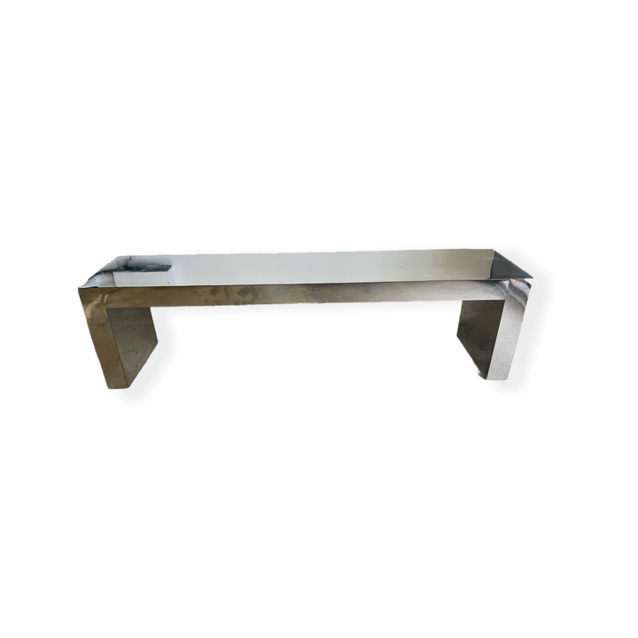 Long Console Table in Style of Paul Evans Cityscape  image 5