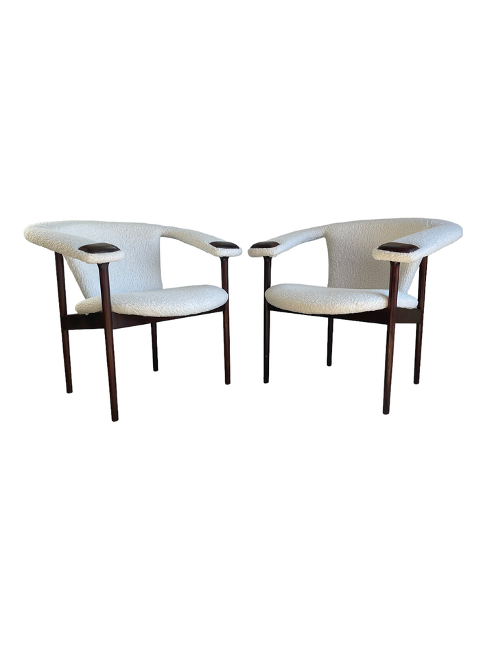 Rare Pair Adrian Pearsall Lounge Armchair image 0