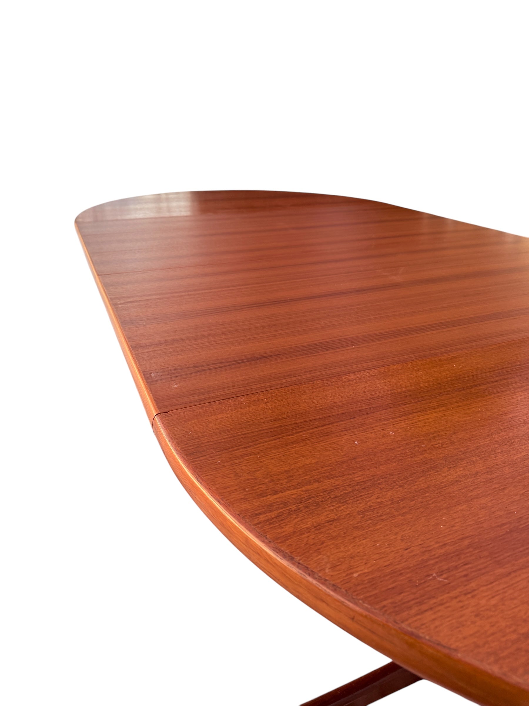 Karl-Erik Ekselius for JOC Møbler Round to Oval Teak Dining Table image 14