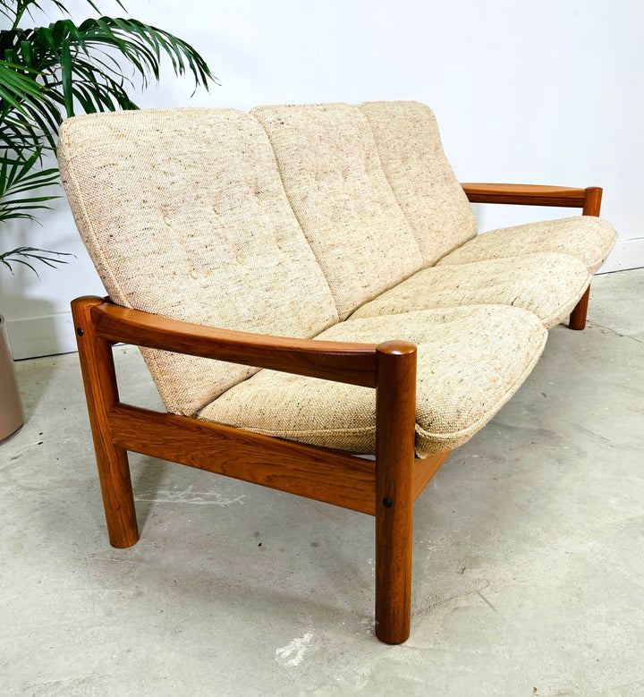 Set 2 Danish Modern Teak Sofa & Chair By Domino Mobler image 7
