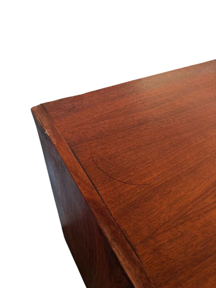 Mid-century Modern Walnut Four Drawer Dresser  image 6