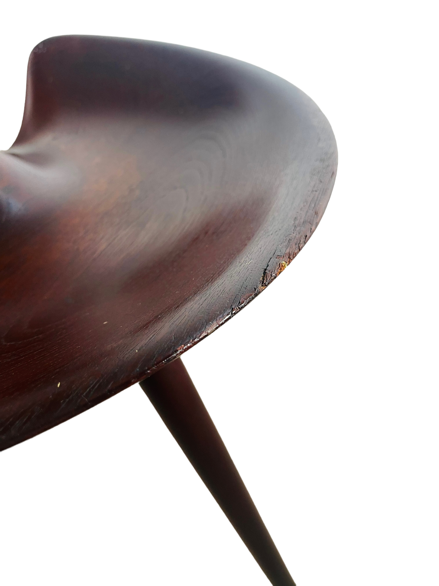 Pair of Stools by Mogens Lassen for Cabinetmaker K. Thomsen  image 6