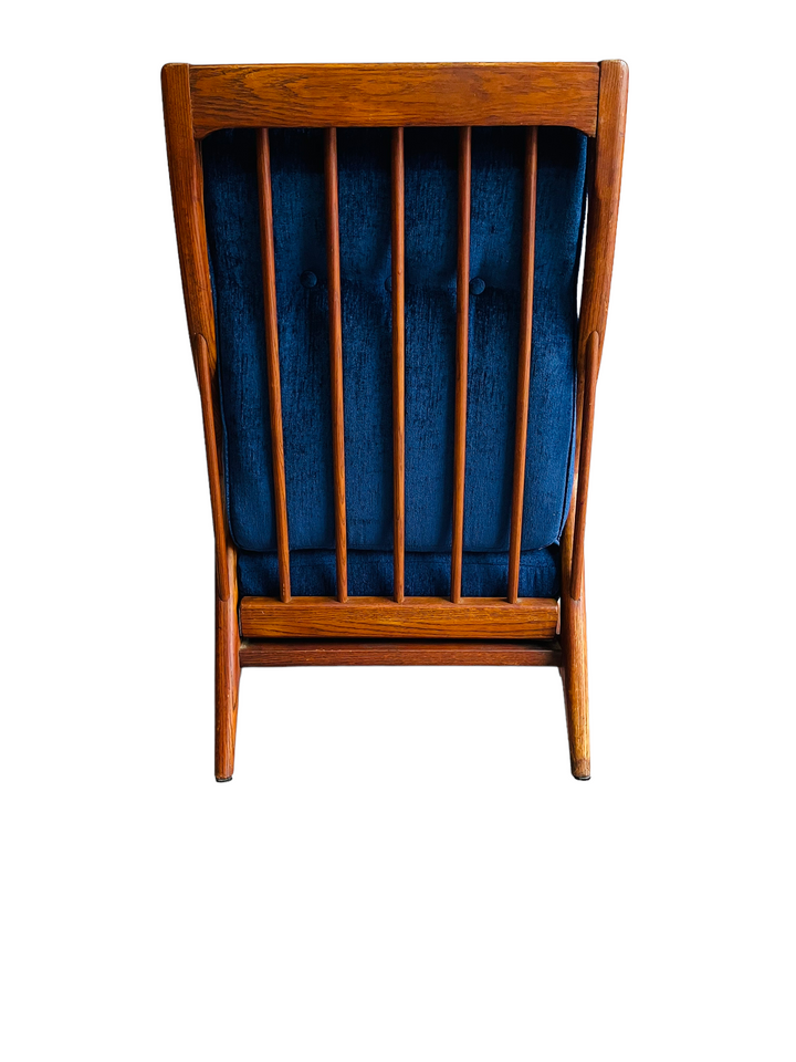 Mid Century Modern Oak Lounge Chair by Jack Van Der Molen image 12