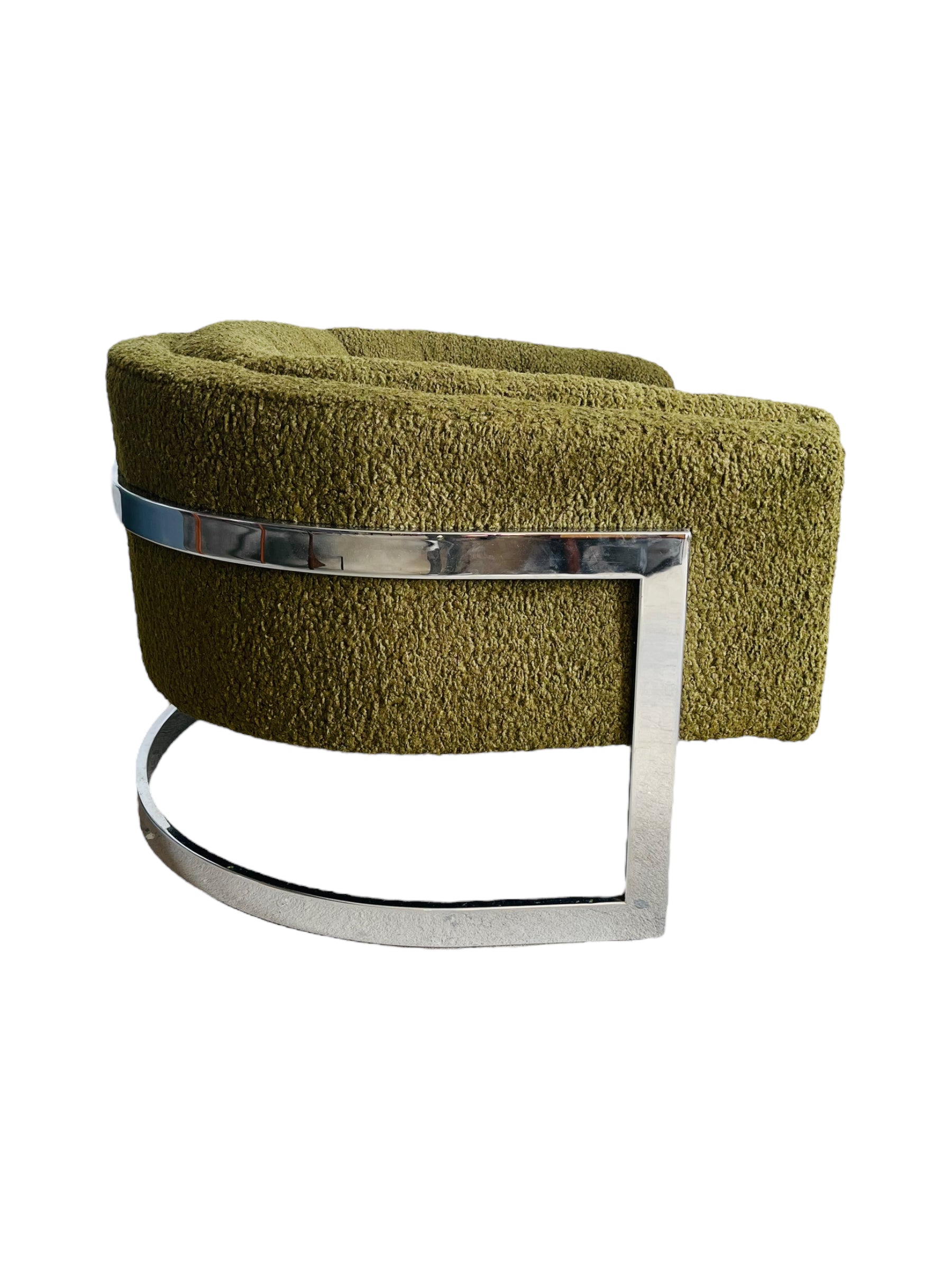 Mid-Century Barrel lounge chairs by Jules Heumann for Metropolitan  image 10
