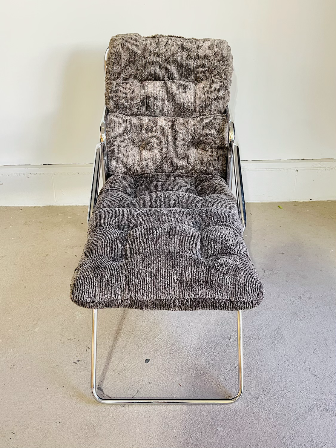 Mid-Century Modern Chrome Chase Lounge Chair  by Jerry Johnson for Landes image 4