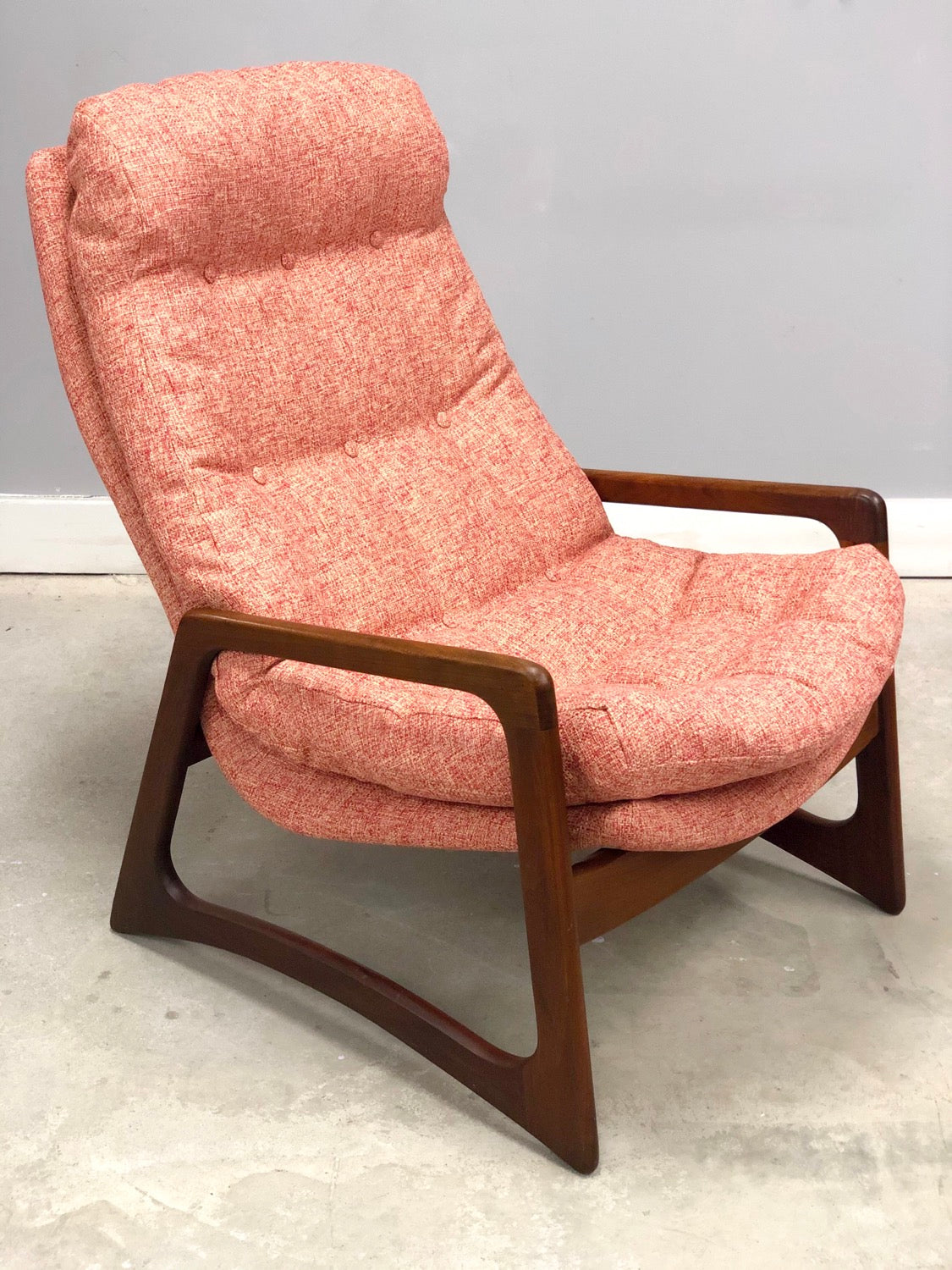 Mid-Century Danish Modern R. Huber & Adrian Pearsall Style Lounge Chair image 1