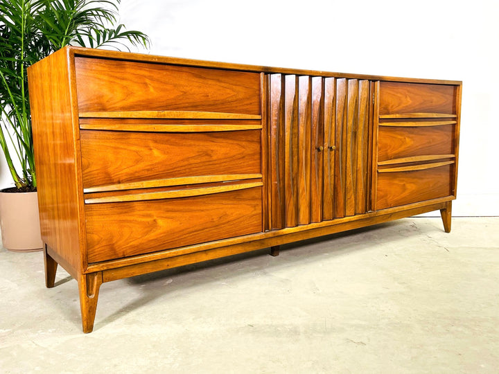 Mid-Century Modern Walnut Dresser / Credenza by Thomasville Furniture image 1