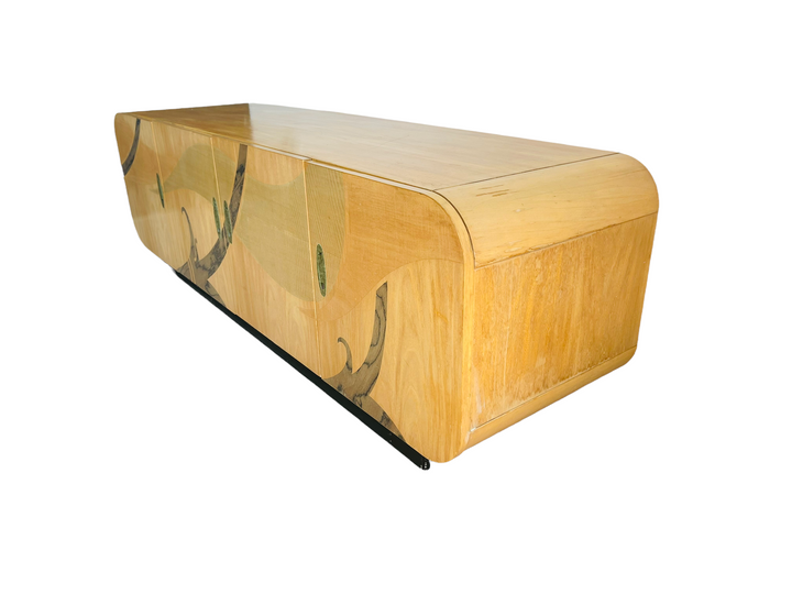 Modern Inlaid Beech Wood Credenza by White furniture  image 11