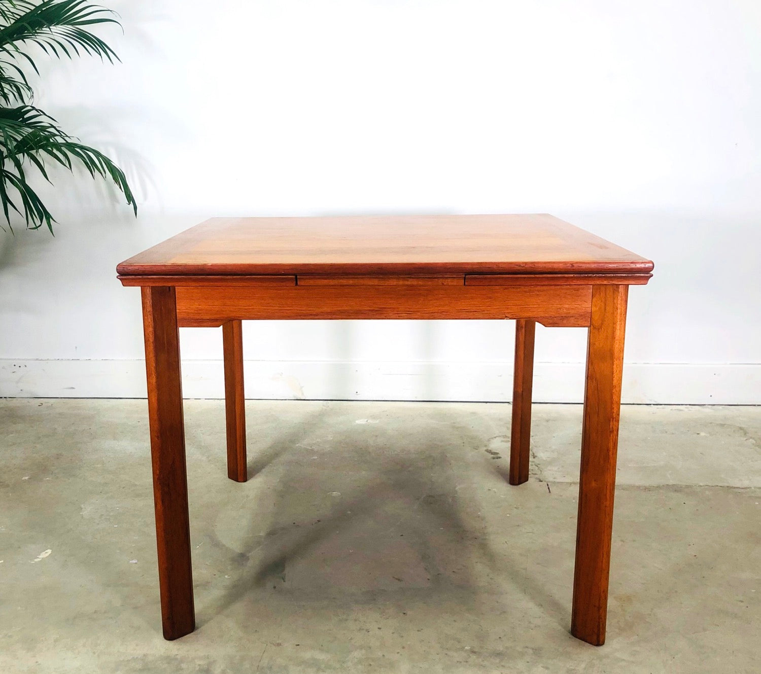20th Century Danish Modern Ansager Mobler Teak Extending Draw Leaf Dining Table image 9