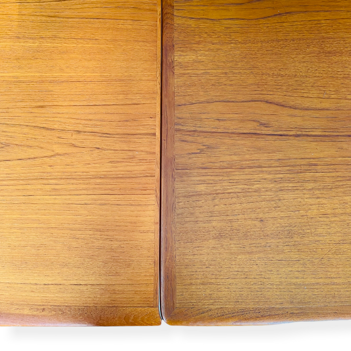 Mid-Century Danish Modern Teak Draw-Leaf Dining Table by Skovmand & Andersen image 4