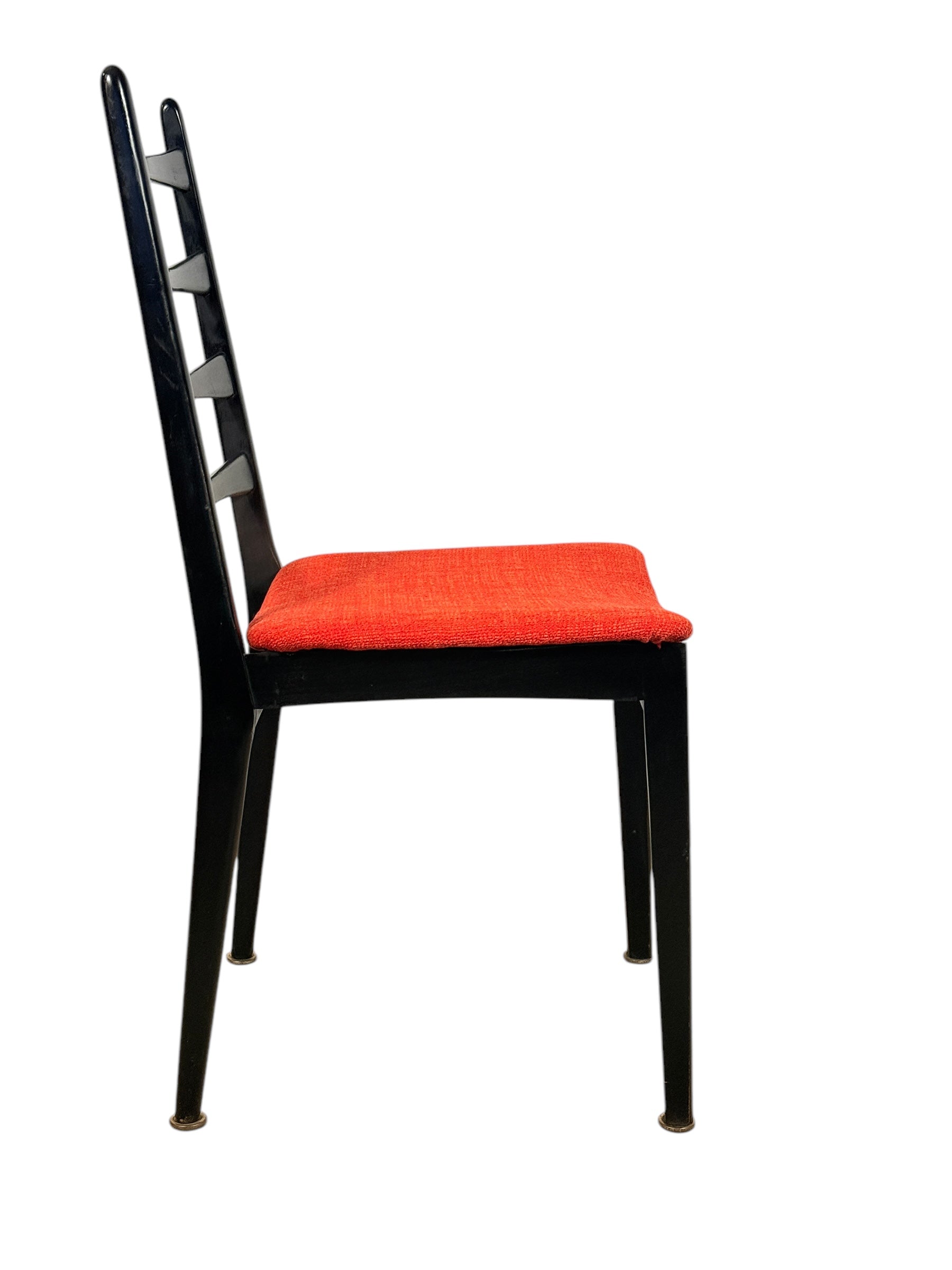 Set of 4 Italian Mid-Century Modern Ladder-Back Dining Chairs  image 3