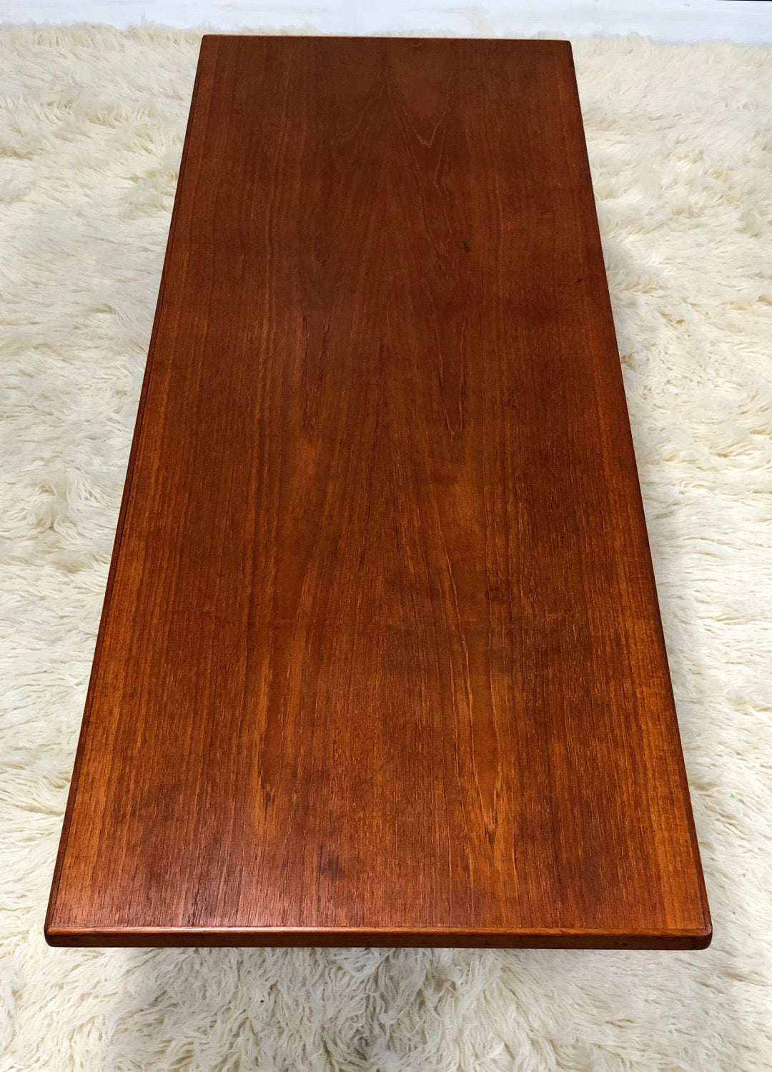 Mid-Century Danish Modern Teak Coffee Table By Arne Hovmand-Olsen For Mogens image 6