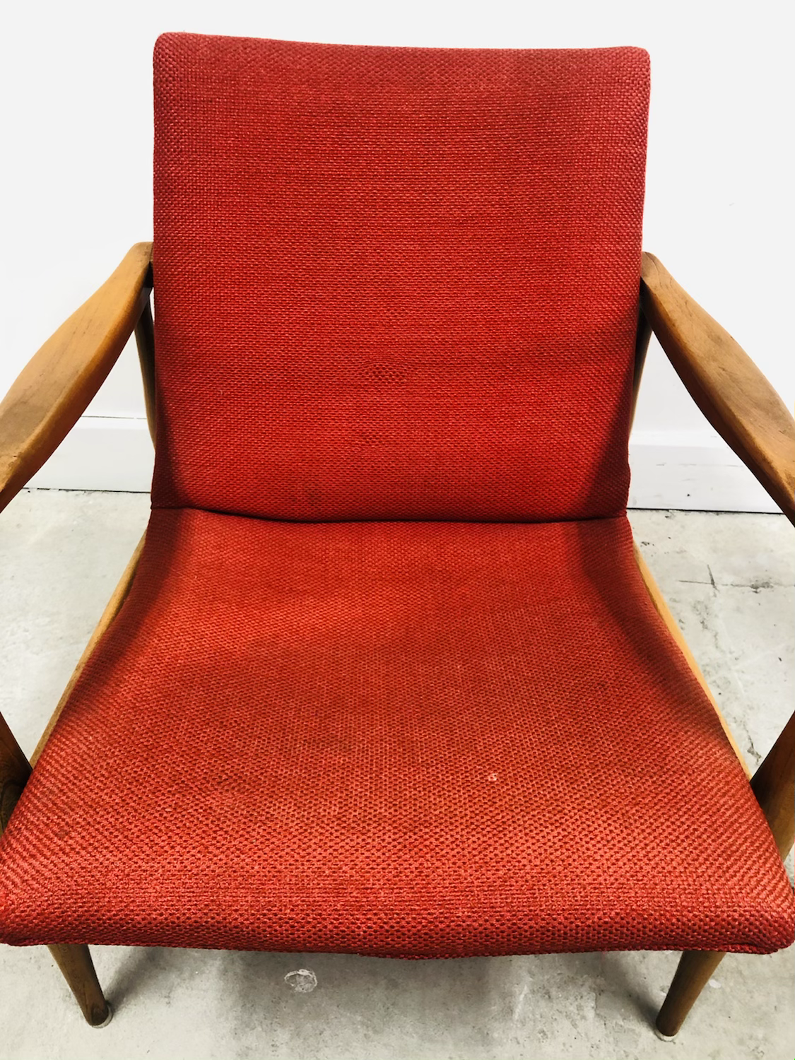 Mid-Century Modern Accent Chair In Style of Kofod-Larsen image 8