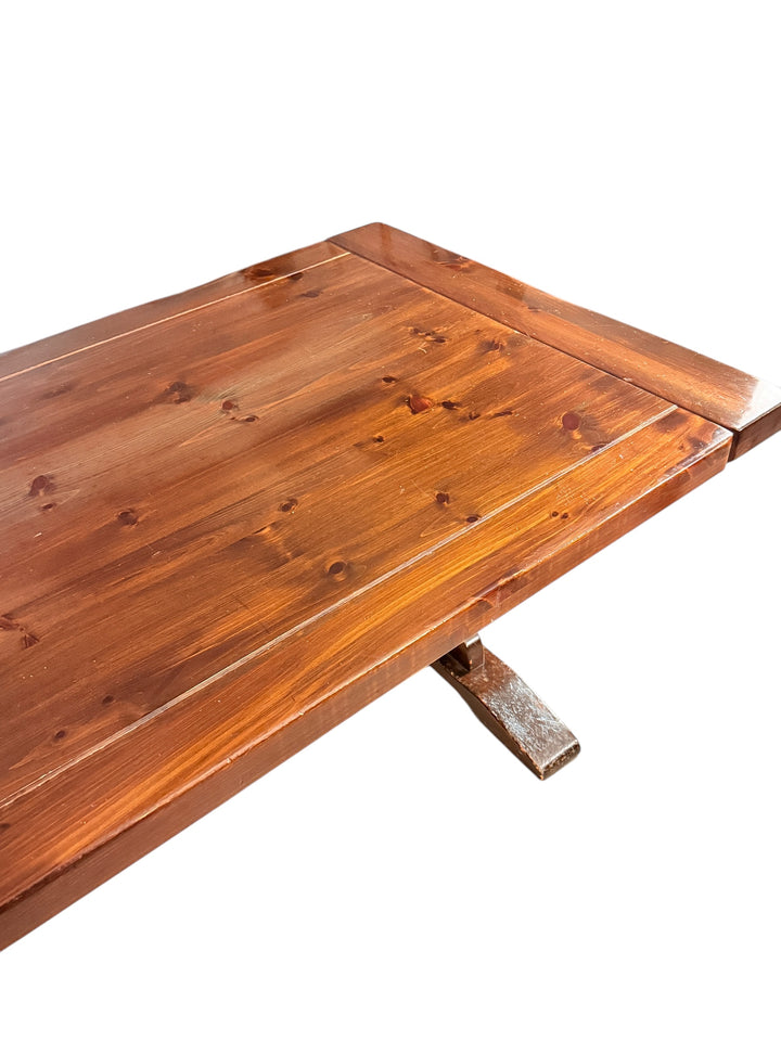 Vintage Expandable Farm Table Bradford Vermont Furniture image 3