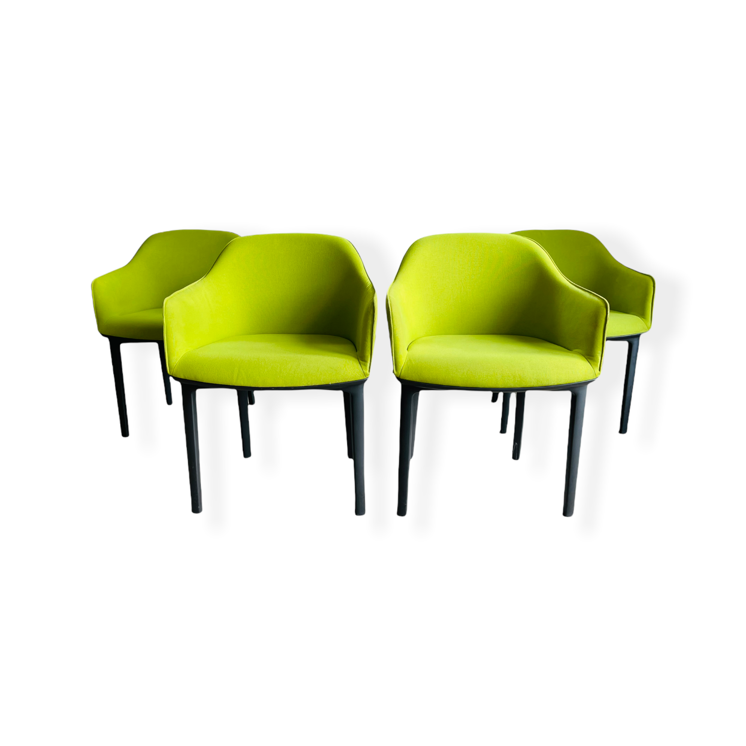 Set 4 Modern Raman and Erwan Bouroullec for Vitra Softshell Chairs image 1