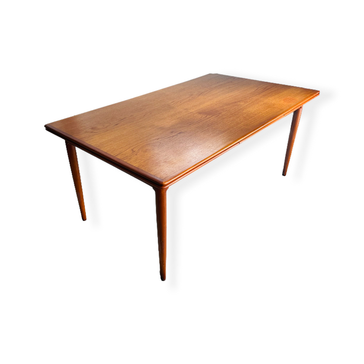 Mid-Century Danish Modern Teak Draw-Leaf Dining Table by Skovmand & Andersen image 0