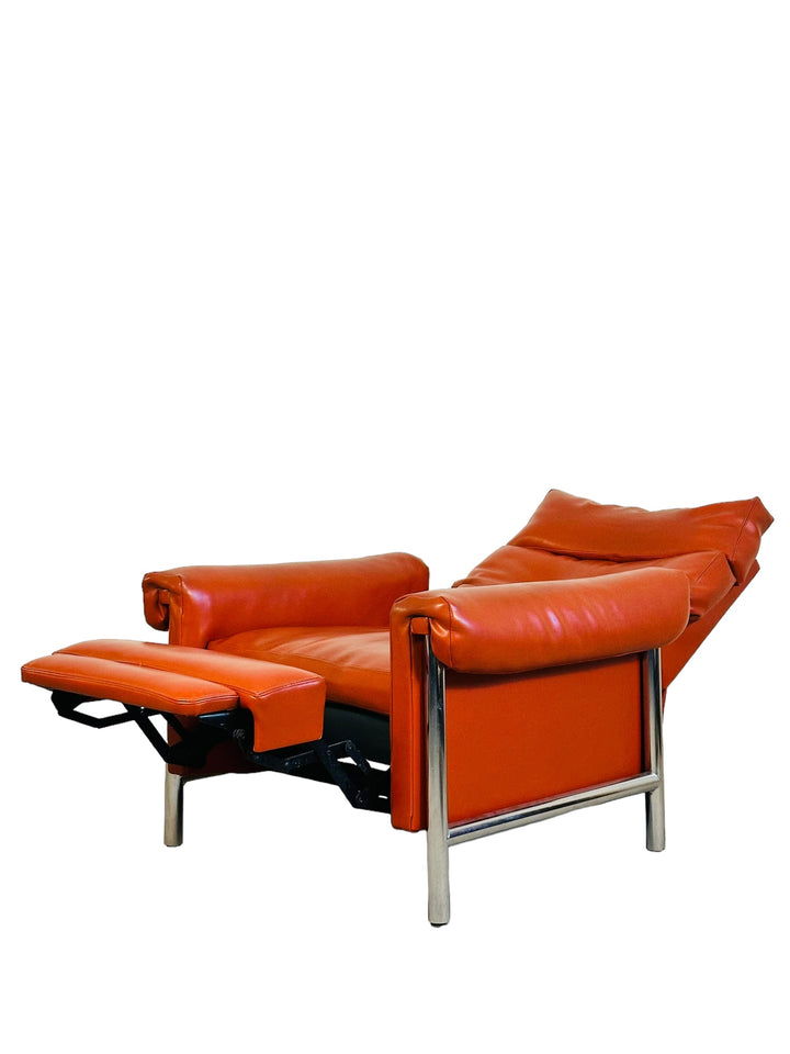 Mid Century Modern Chrome Recliner / Lounge Chair image 6